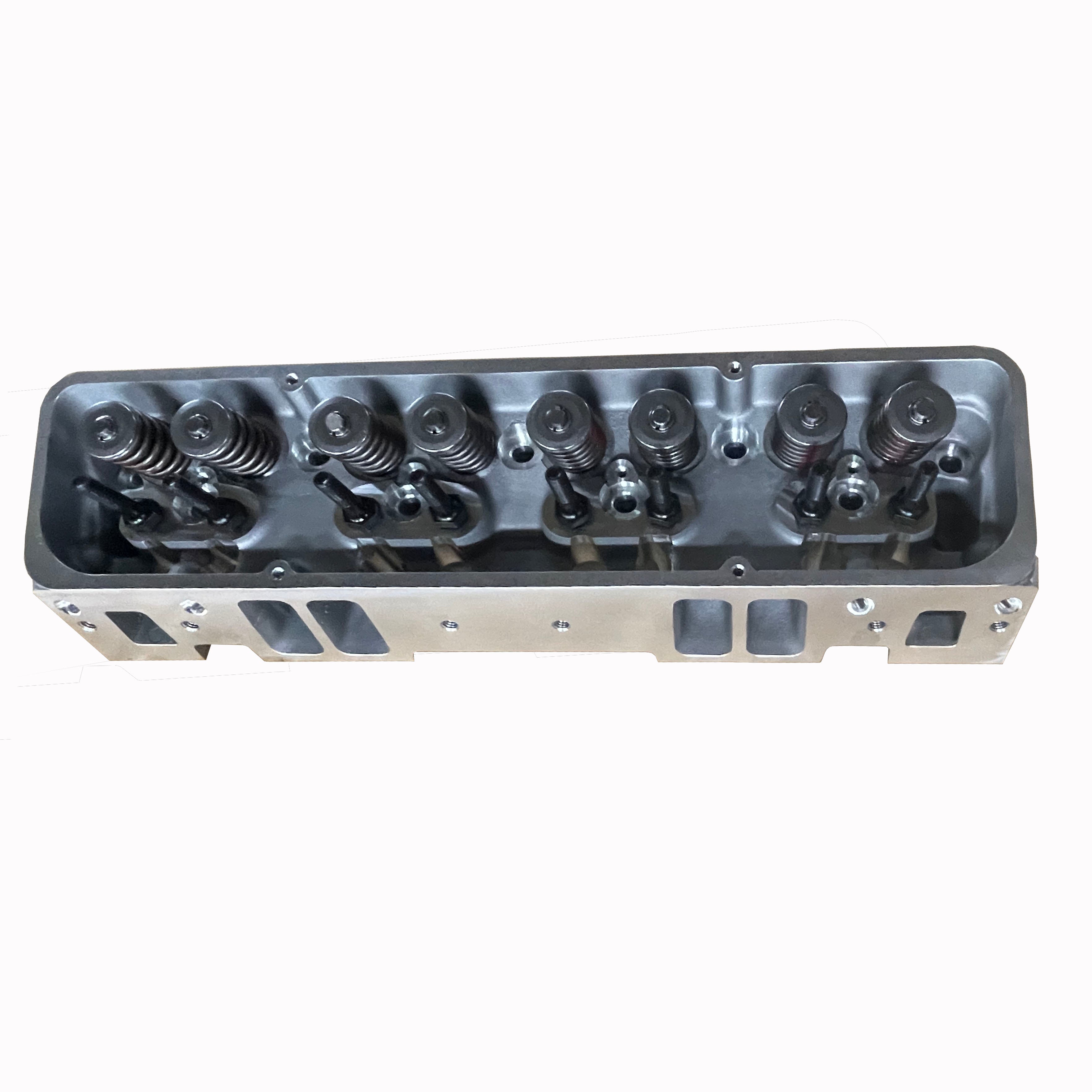 SBC 350 GM350 Aluminum Complete Cylinder Heads for chevy 350 5.7L V8 Small Block DDP ship by sea