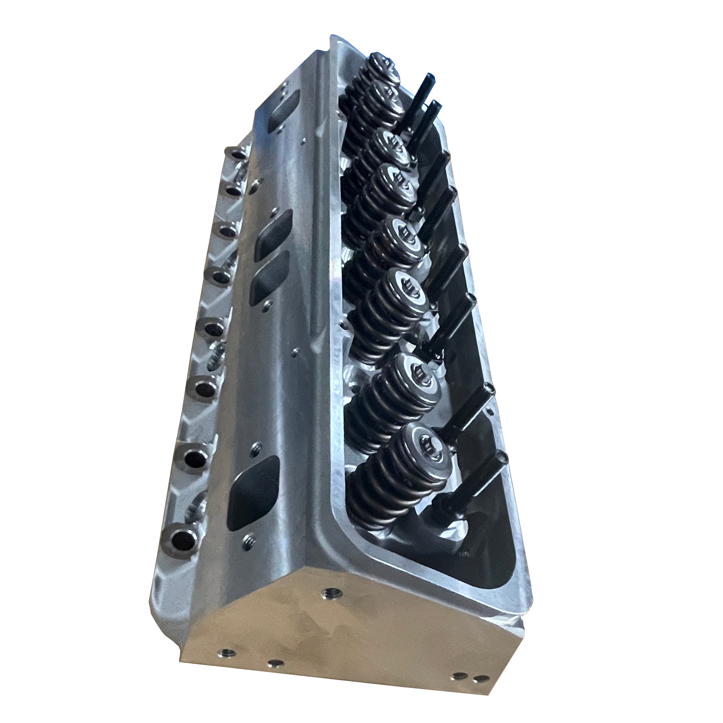 SBC 350 GM350 Aluminum Complete Cylinder Heads for chevy 350 5.7L V8 Small Block DDP ship by sea